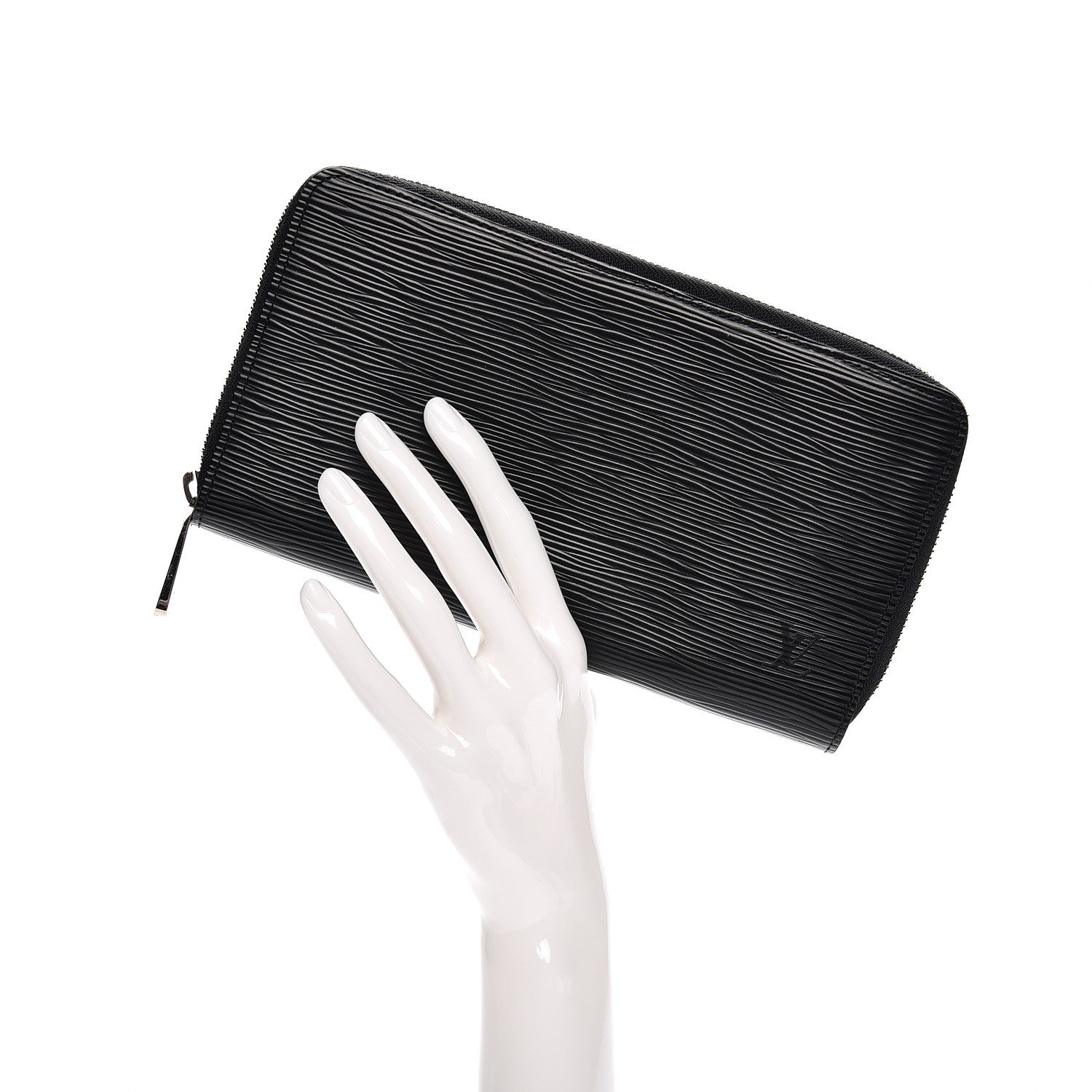 Louis Vuitton Epi Zippy Organizer Wallet Black 2 of 6