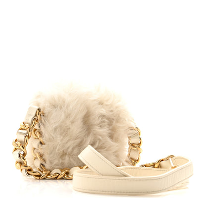 Chanel Fantasy Fur CC Mini Flap Bag White 2 of 15