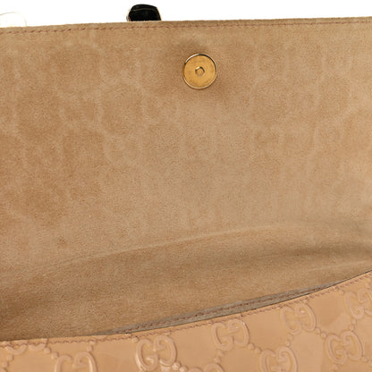 Gucci Patent Guccissima Mini Mayfair Bag Beige 13 of 19