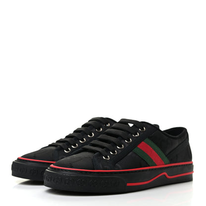 Gucci Econyl Nylon Web Monogram Off The Grid Womens 1977 Tennis Sneakers 36.5 Black 3 of 7