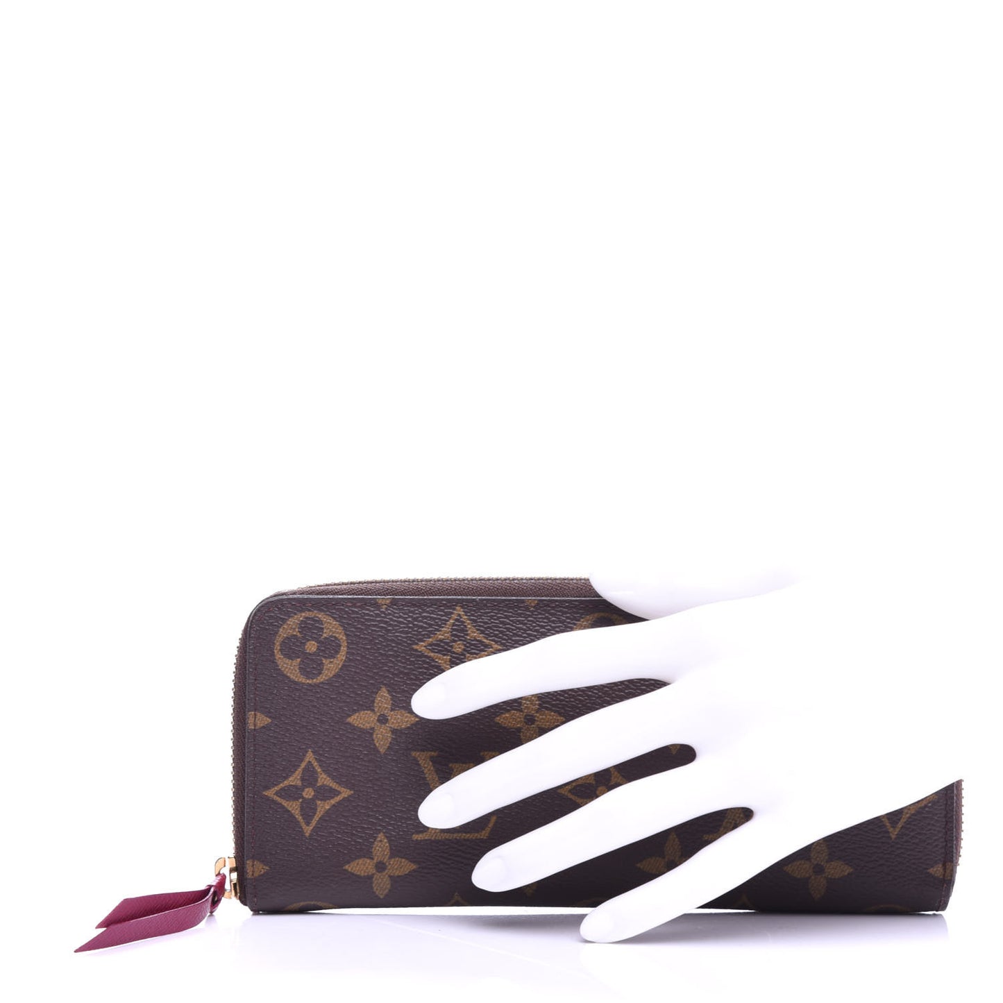 Monogram Clemence Wallet Fuchsia