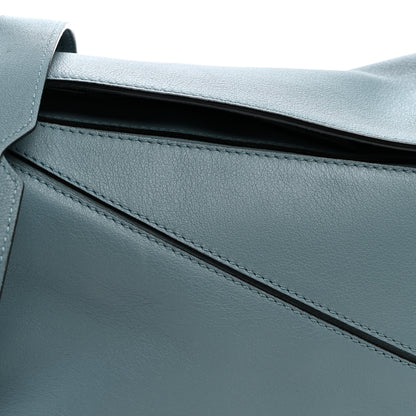 Loewe Calfskin Small Puzzle Bag Stone Blue 7 of 9