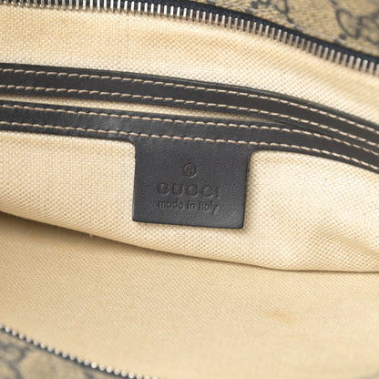 Gucci GG Plus Monogram Large Flat Messenger Bag Beige Blue 6 of 14