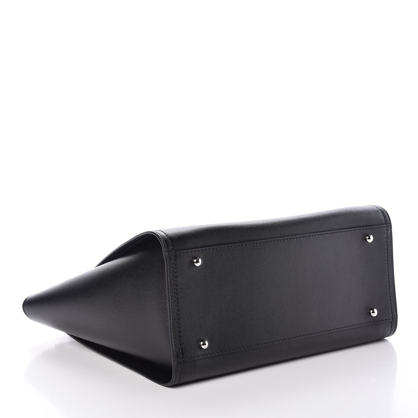 Caviar Small Studded Deauville Tote Black