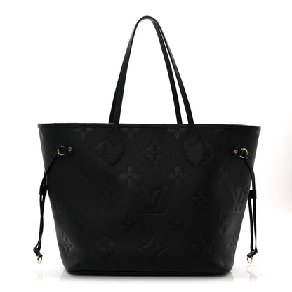 Louis Vuitton Empreinte Monogram Giant Neverfull MM Black 1 of 10