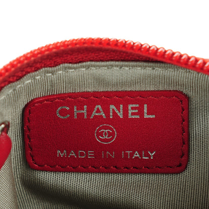 Chanel Caviar Timeless CC Coin Purse Case Red 6 of 7