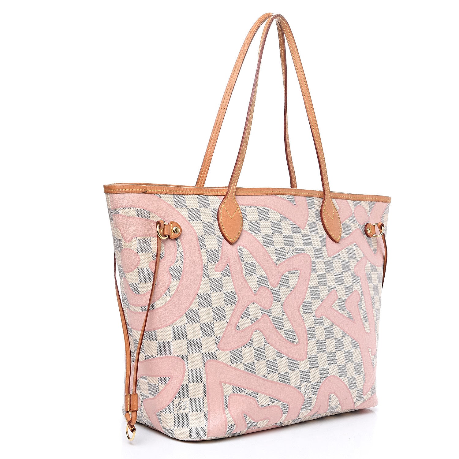 Louis Vuitton Damier Azur Tahitienne Neverfull MM 2 of 19