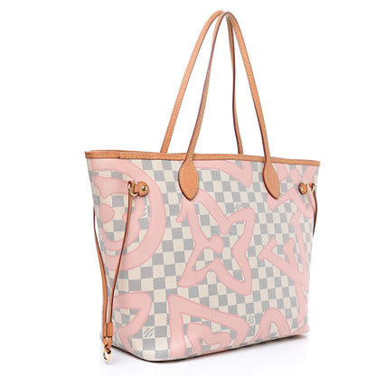 Louis Vuitton Damier Azur Tahitienne Neverfull MM 2 of 19
