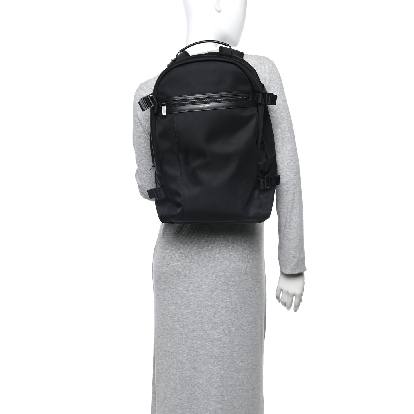 Nylon City Trekking Backpack Black