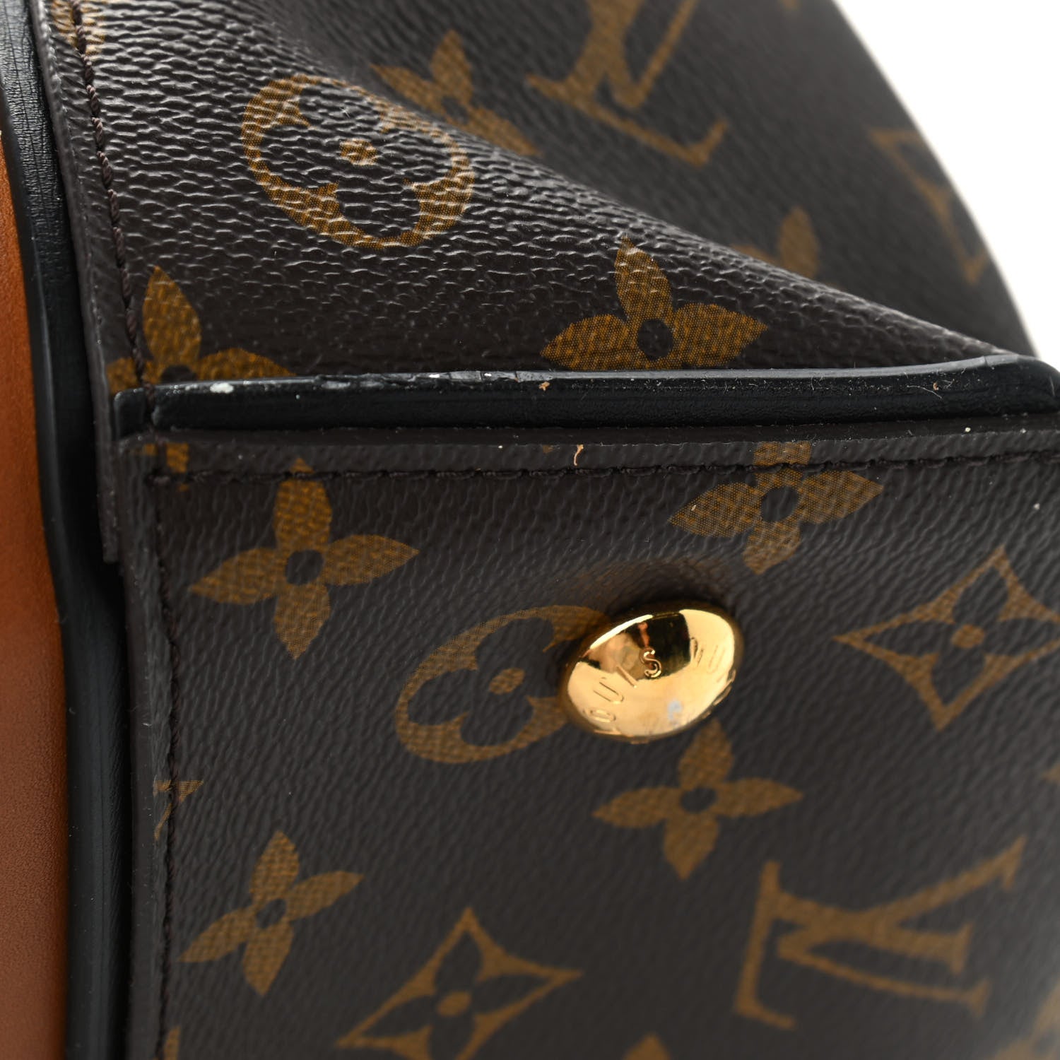 Louis Vuitton Monogram Cuir Orfevre Tote W PM Noisette 9 of 15