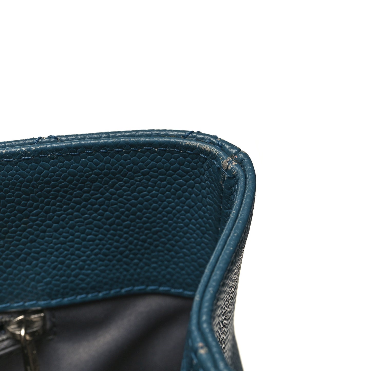Caviar Quilted Grand Shopping Tote GST Blue