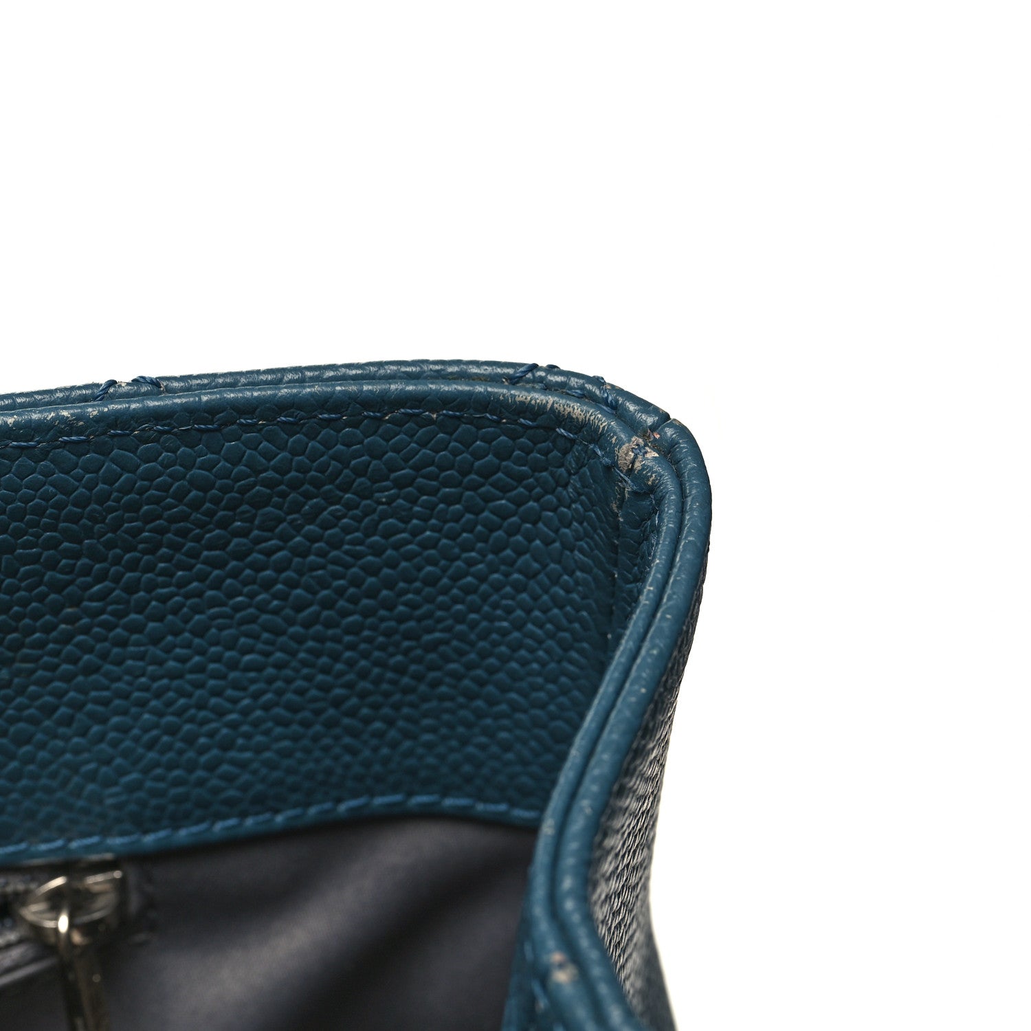 Chanel Caviar Quilted Grand Shopping Tote GST Blue 16 of 16