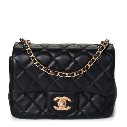 Chanel Lambskin Quilted Mini Pearl Crush Flap Black 1 of 4