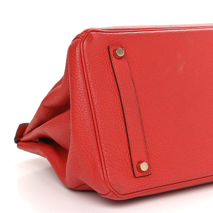 Hermes Togo Birkin 35 Rouge Casaque 8 of 12