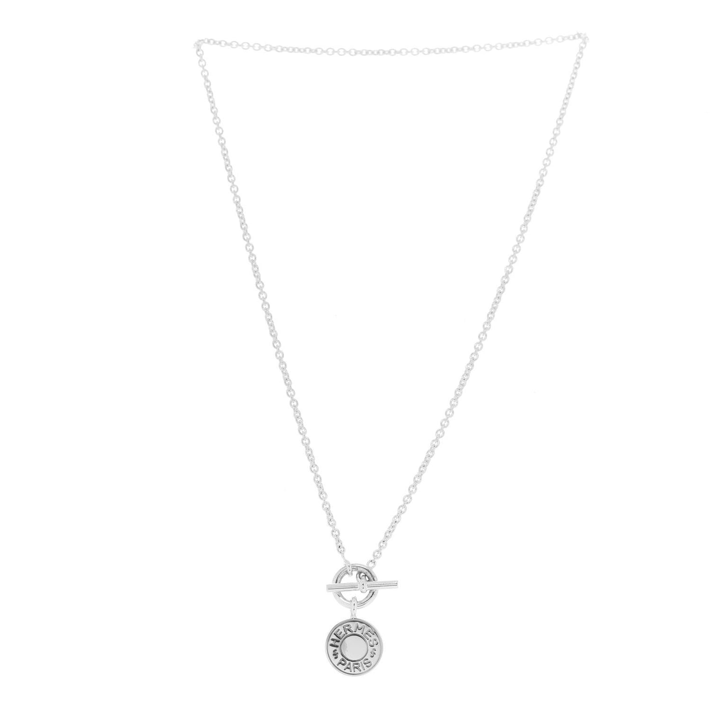 Sterling Silver Amulettes H Confettis Pendant Necklace