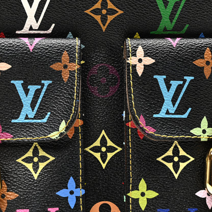 Louis Vuitton Monogram Multicolor Lodge GM Black 7 of 9