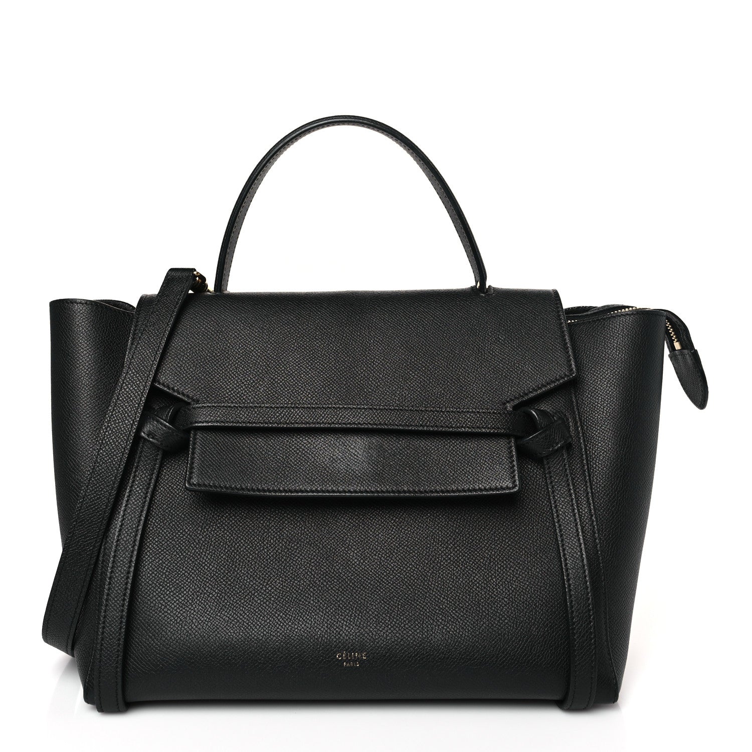 Celine Baby Grained Calfskin Mini Belt Bag Black 1 of 8