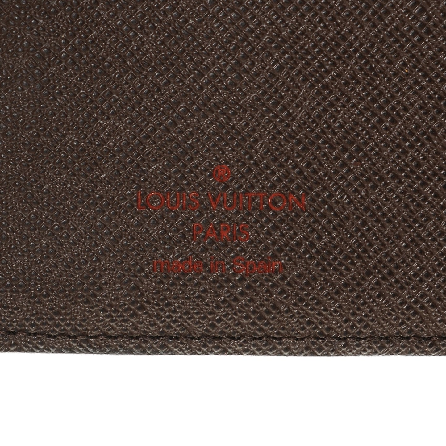 Damier Ebene Small Ring Agenda Cover