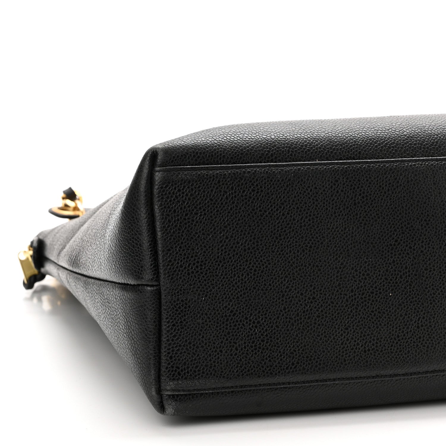 Chanel Caviar CC Shopper Tote Black 9 of 12