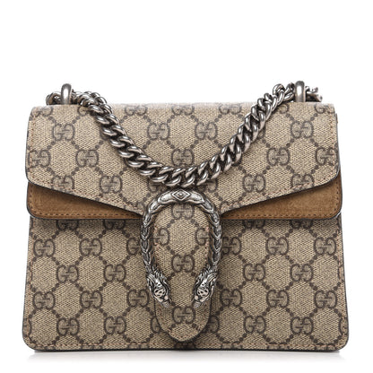Gucci GG Supreme Monogram Mini Dionysus Shoulder Bag Taupe 1 of 13