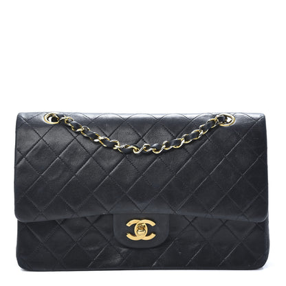 Chanel Lambskin Quilted Medium Double Flap Black 1 of 19