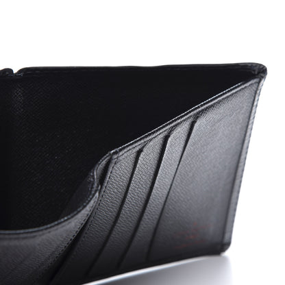 Louis Vuitton Epi 6 Card Billfold Wallet Black 5 of 9
