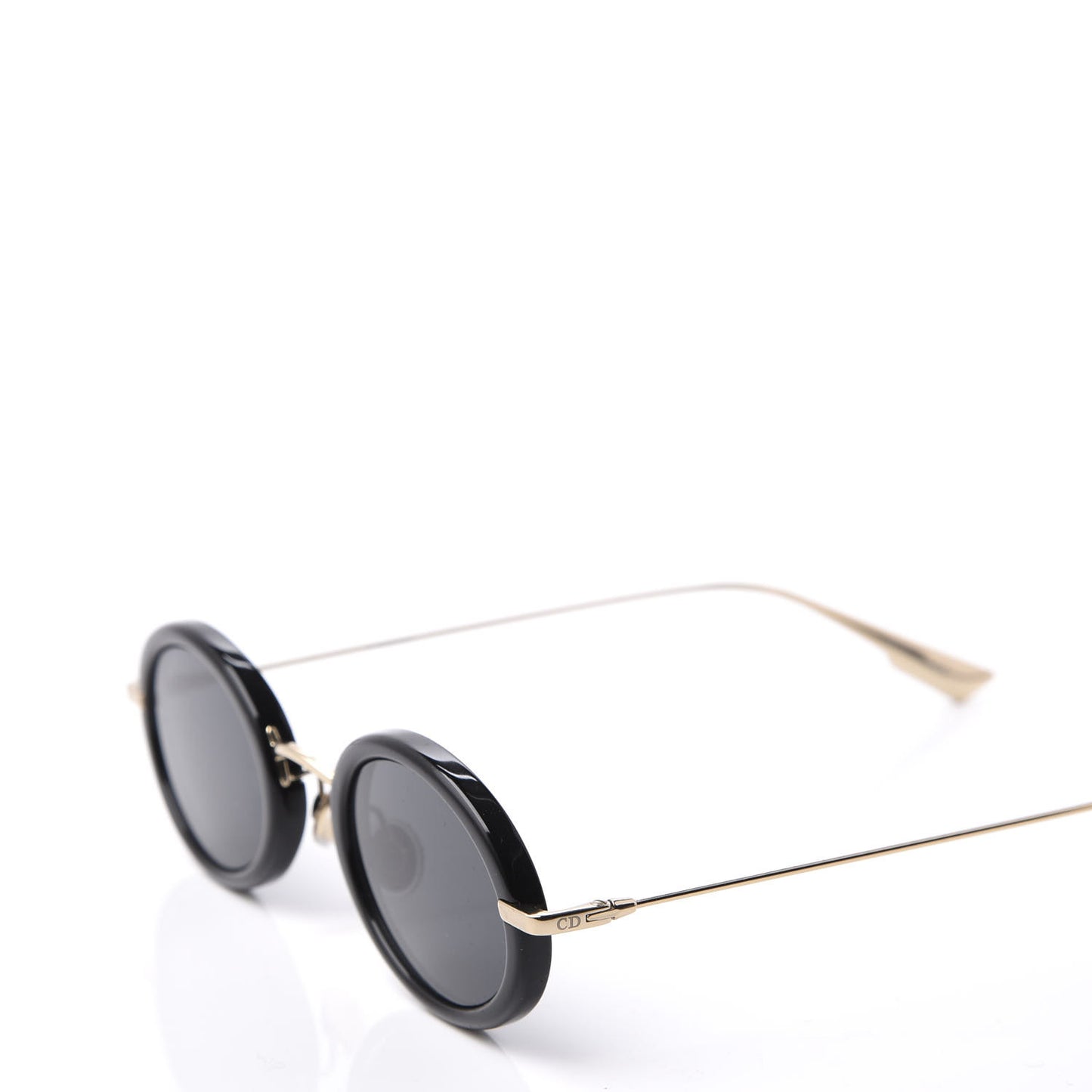 Hypnotic Round Sunglasses Gold Gray
