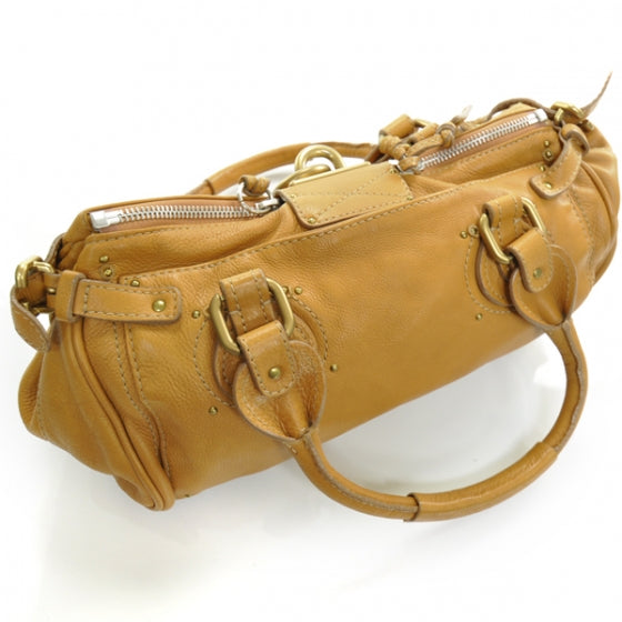 Chloe Leather Paddington Satchel Tan 3 of 9