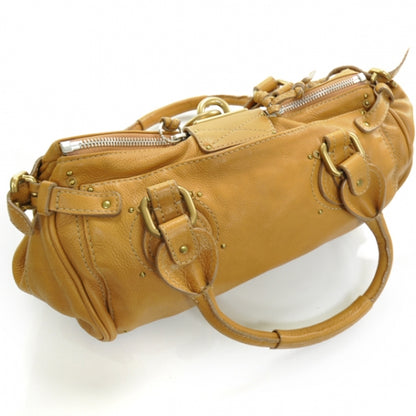 Chloe Leather Paddington Satchel Tan 3 of 9