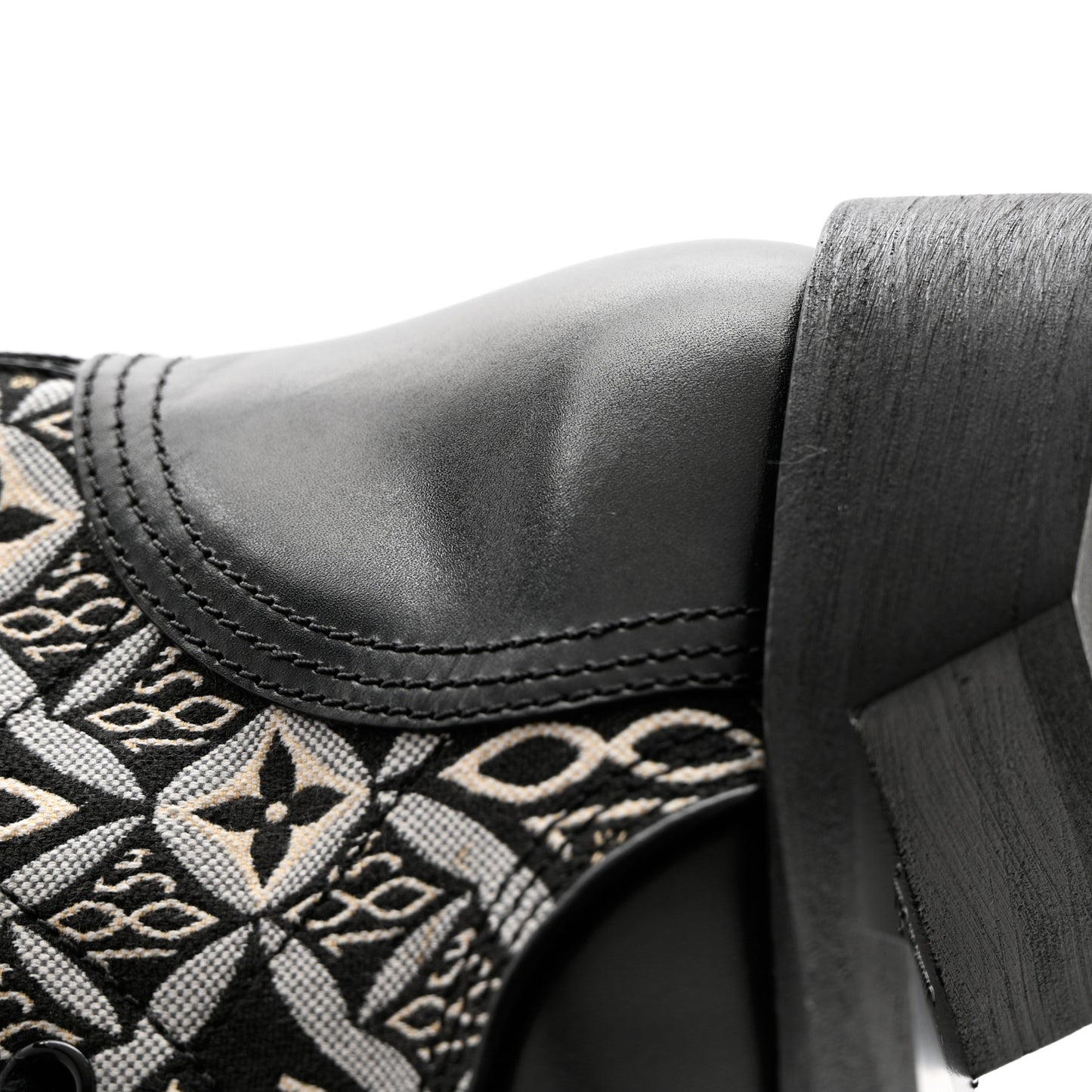 Jacquard Calfskin Since 1854 Metropolis Flat Ranger Boot 36 Gray