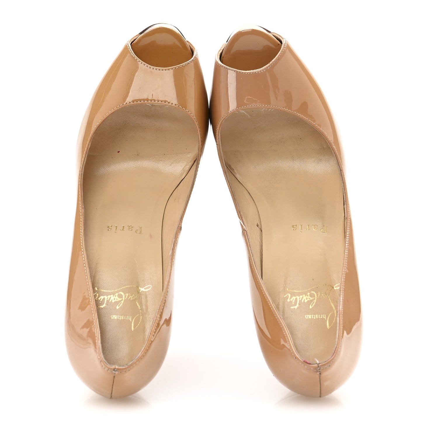 Patent New Very Prive 120 Pumps 36 Nude