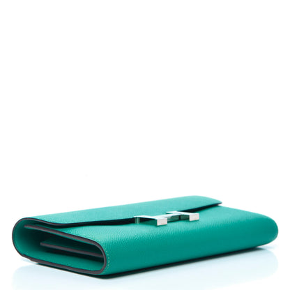 Hermes Epsom Constance Long Wallet Bleu Paon 4 of 9