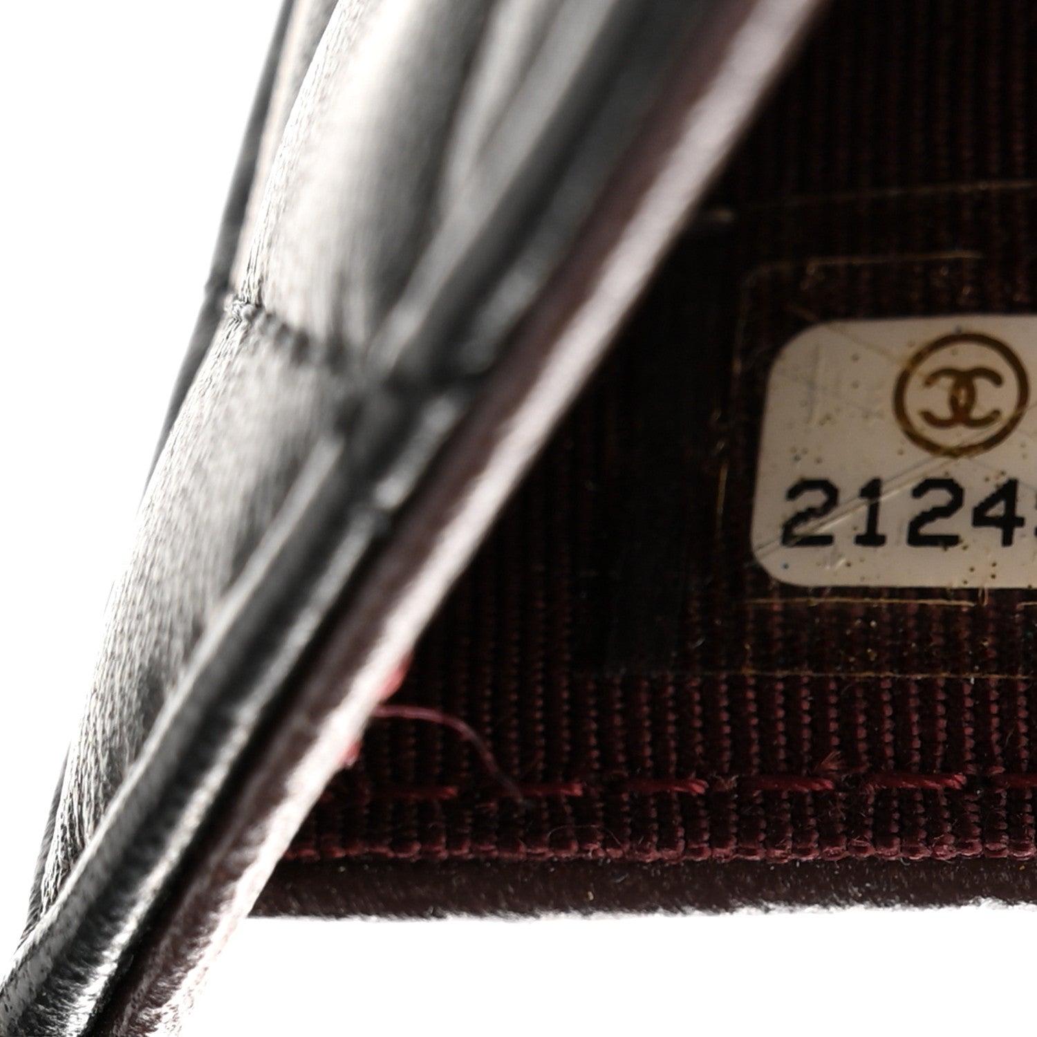 Chanel Lambskin Quilted Large Flap Wallet Black 8 of 18