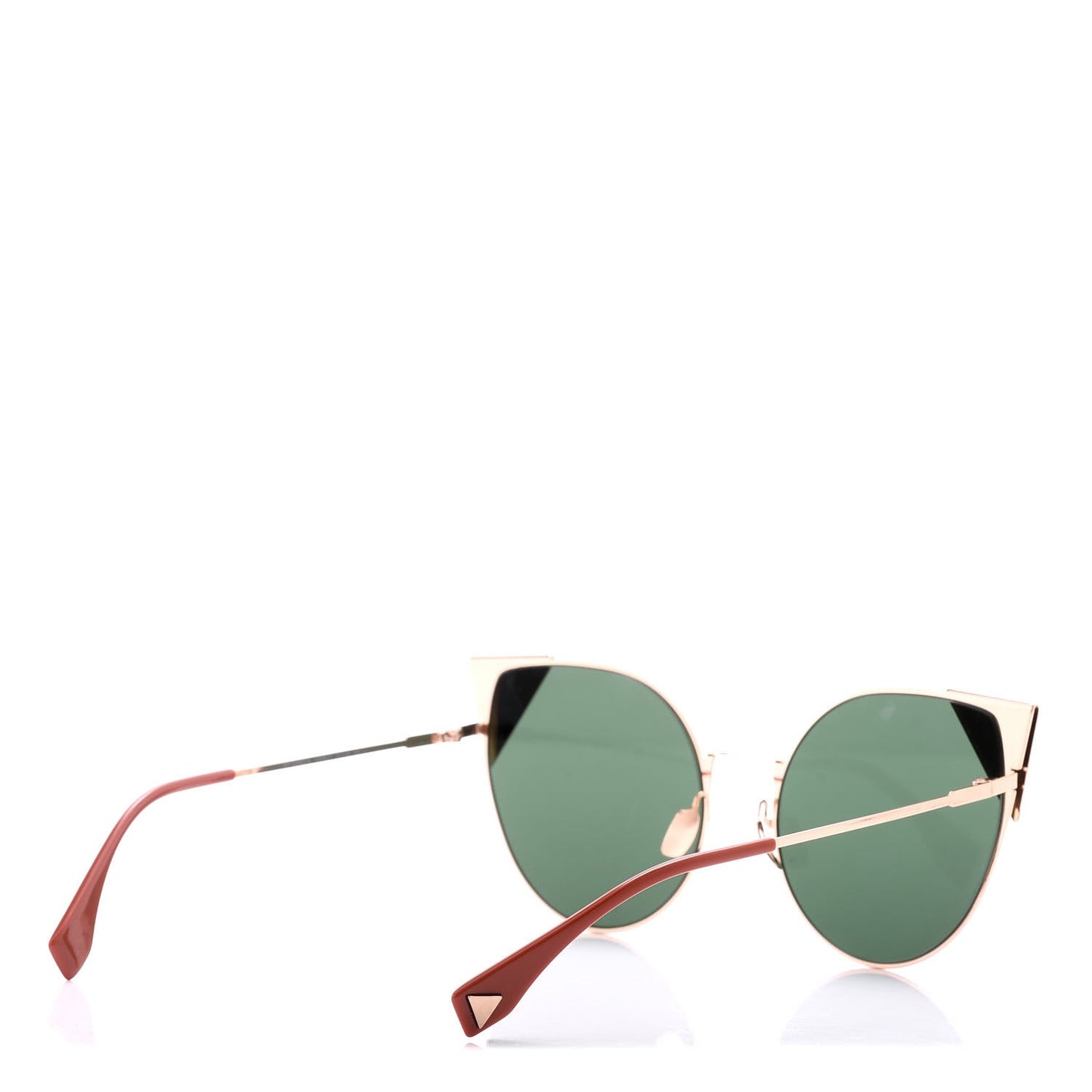 Iridia Sunglasses FF 0190 Rose Gold Green