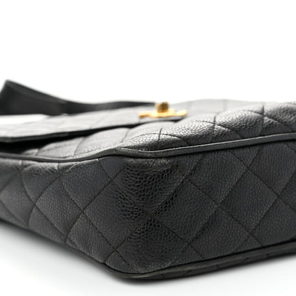 Chanel Caviar Quilted Flap Shoulder Bag Black 10 of 11