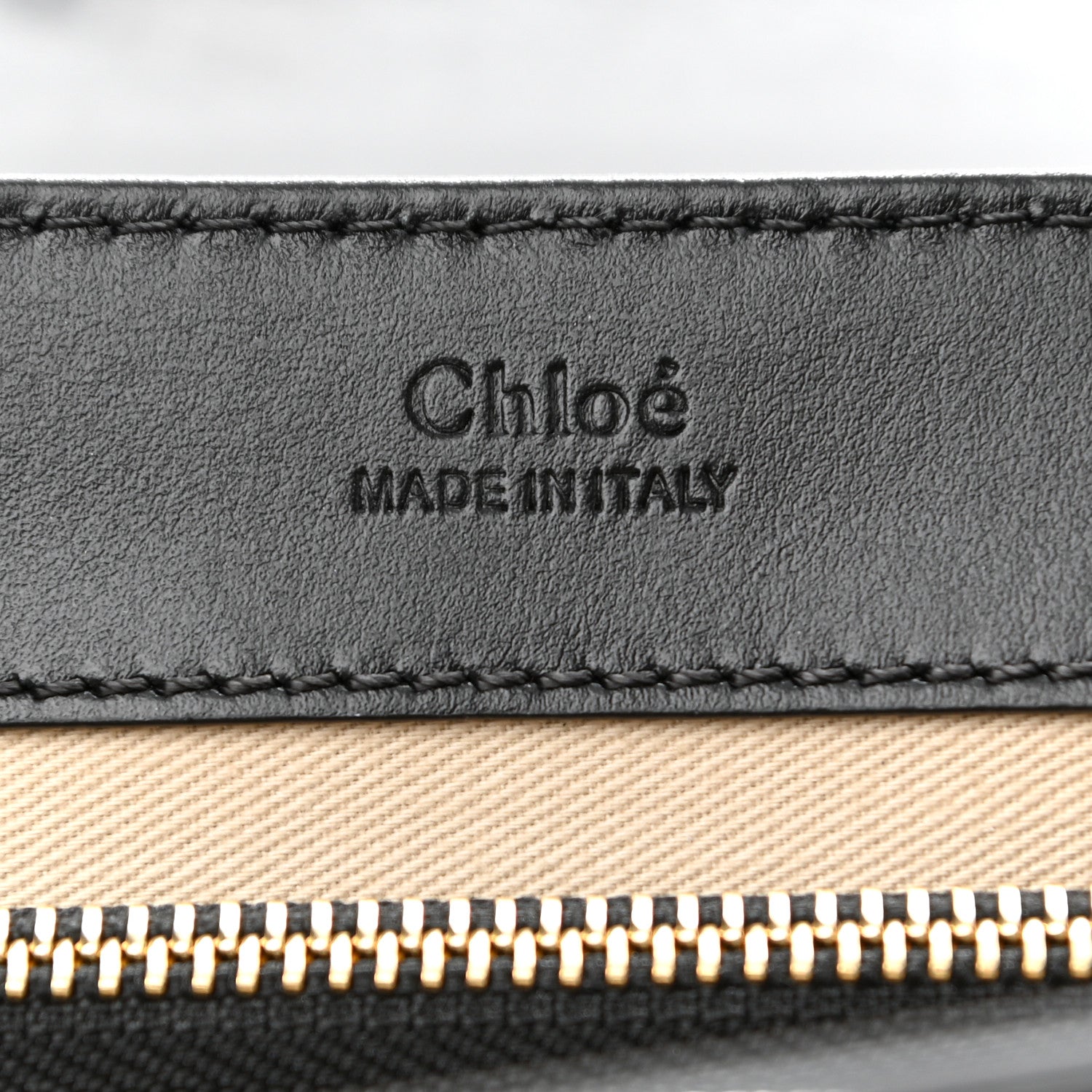 Chloe Calfskin Small C Double Carry Black 7 of 11