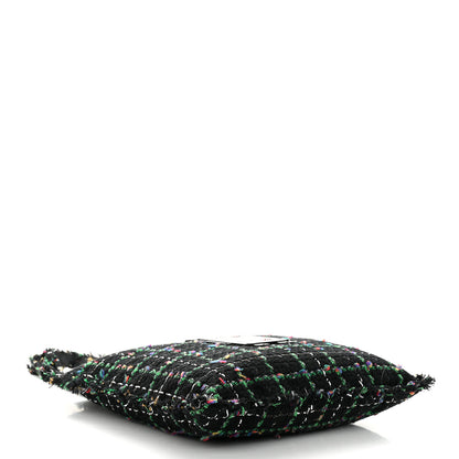 Chanel Tweed Large Robot Shopping Bag Black Multicolor 4 of 11