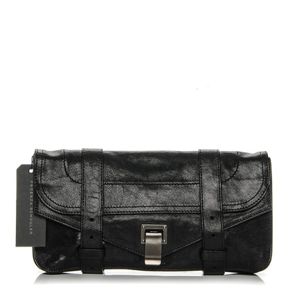 Proenza Schouler Lambskin PS1 Pochette Clutch Black 1 of 7