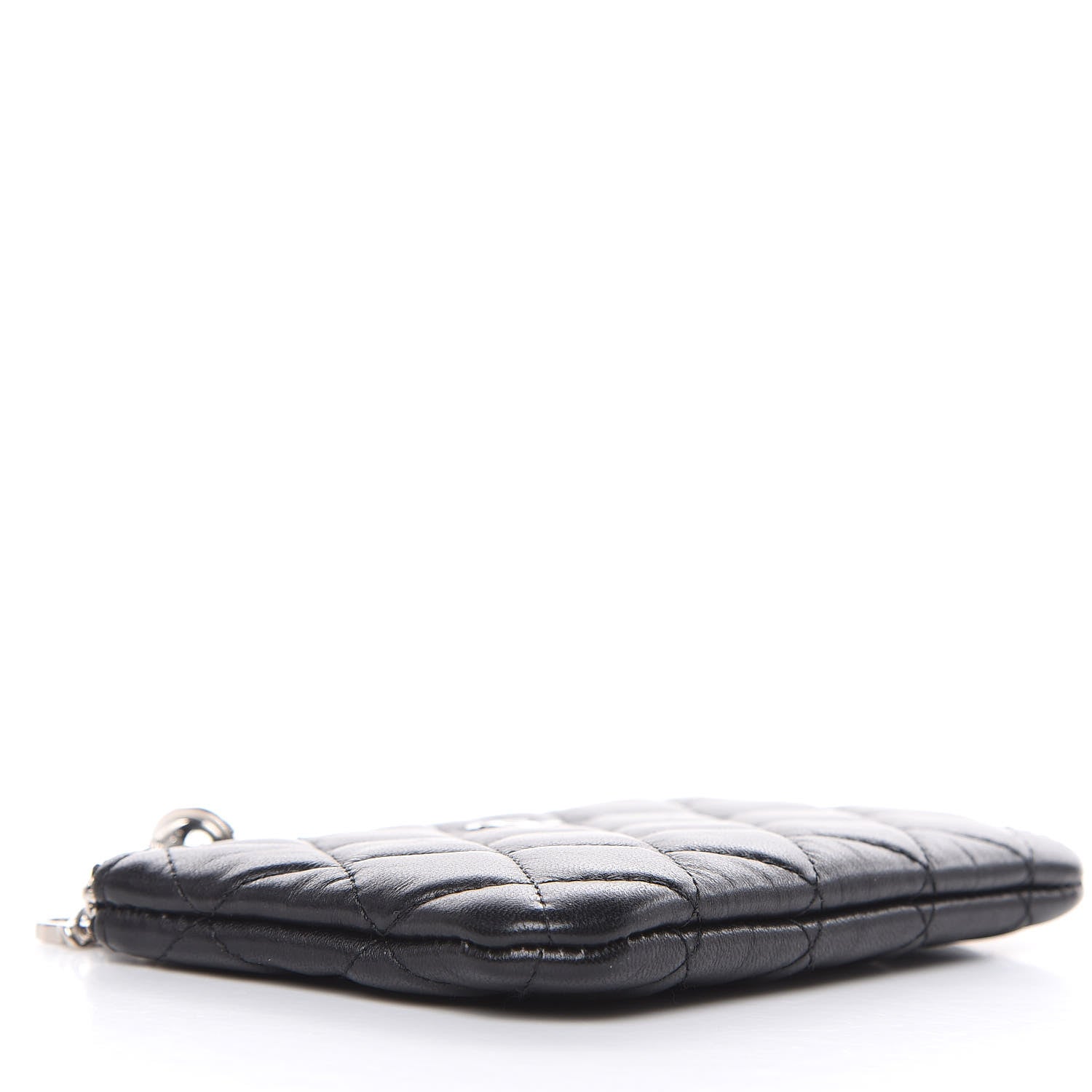 Chanel Lambskin Quilted Small Cosmo Cosmetic Case Black 4 of 8