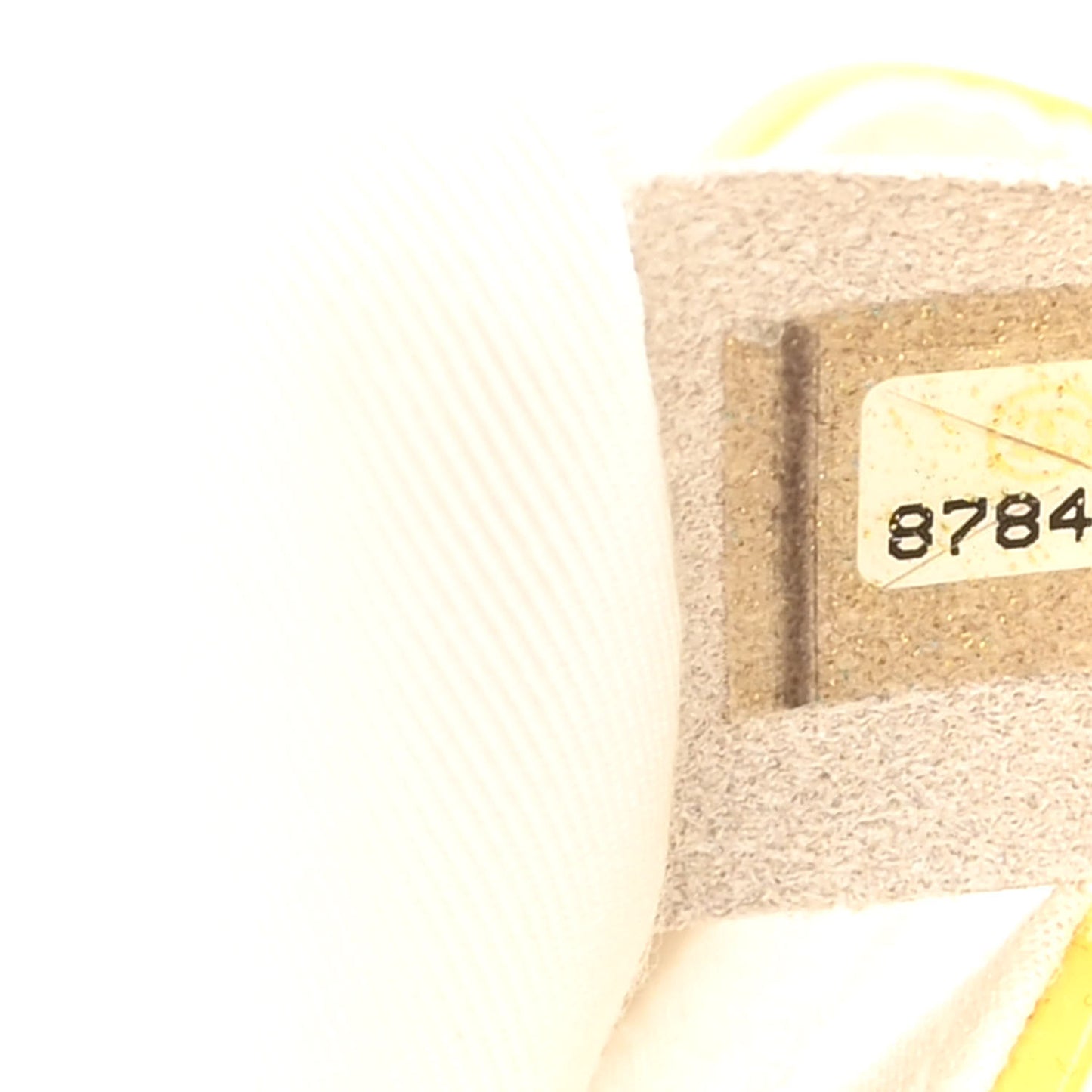 Patent Quilted East West Flap Yellow