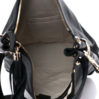 Gucci Pebbled Calfskin Large Soho Hobo Black 5 of 11