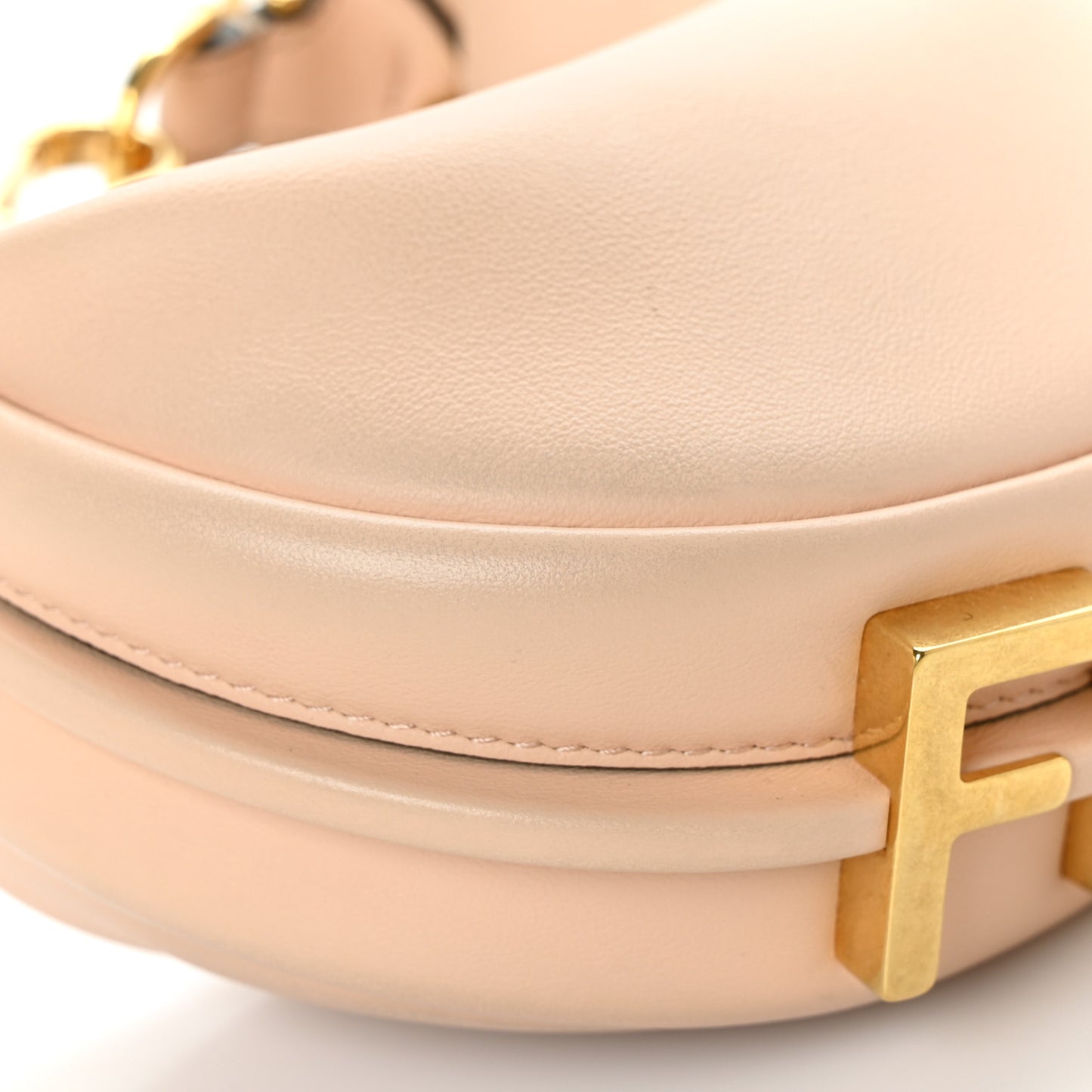Vitello Grace Matte Nano Fendigraphy Hobo Charm Light Rose