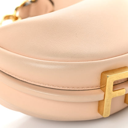 Fendi Vitello Grace Matte Nano Fendigraphy Hobo Charm Light Rose 8 of 9