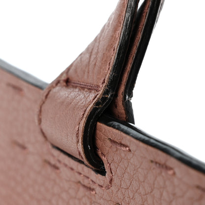 Gucci Calfskin Small GG Marmont Top Handle Bag Rosy Phard 13 of 14
