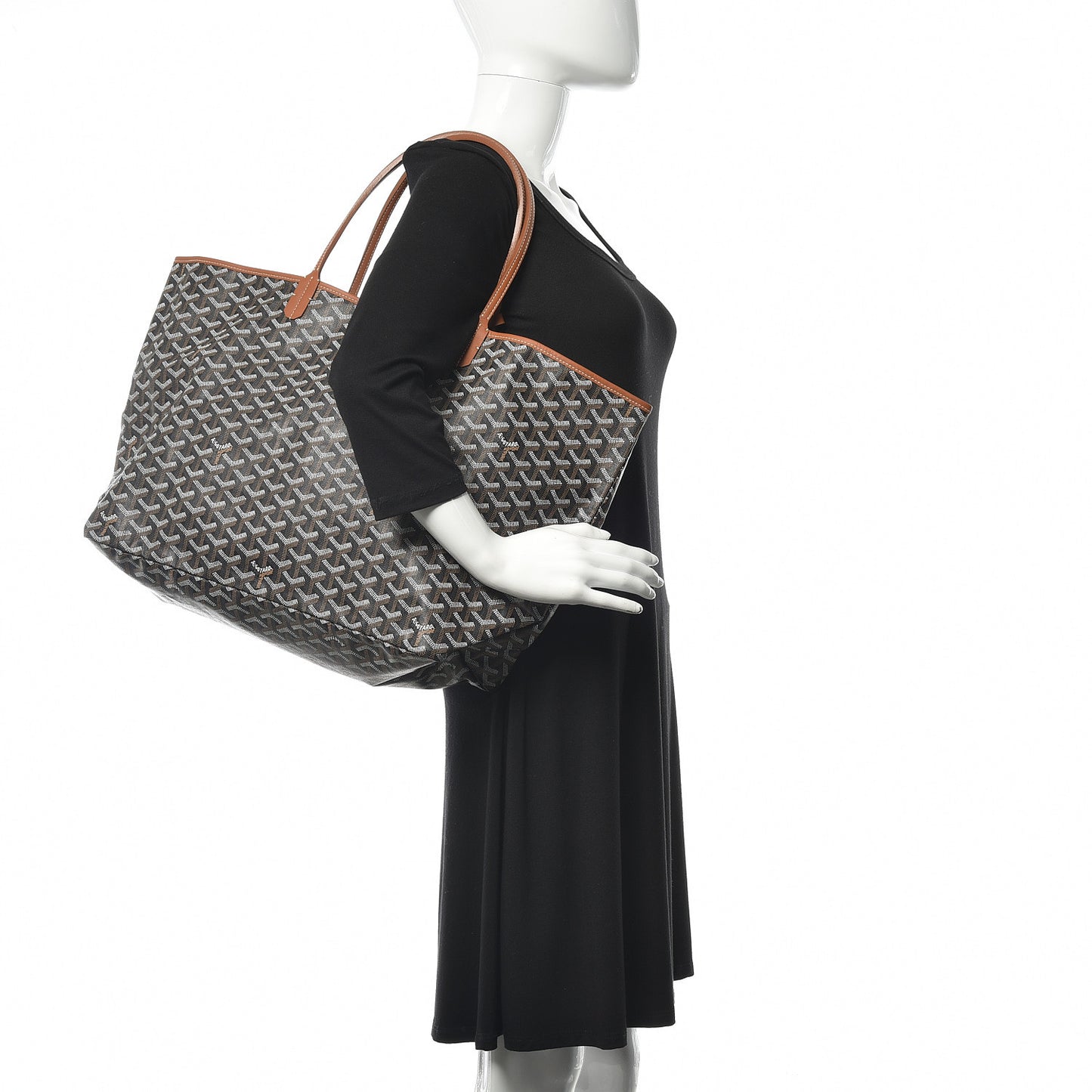 Goyardine Saint Louis GM Black Gold