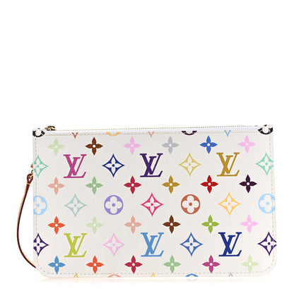 Louis Vuitton LV X TM Monogram Multicolor Neverfull MM Pochette White 1 of 6