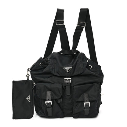 Prada Re-Nylon Saffiano Medium Backpack Black 1 of 9