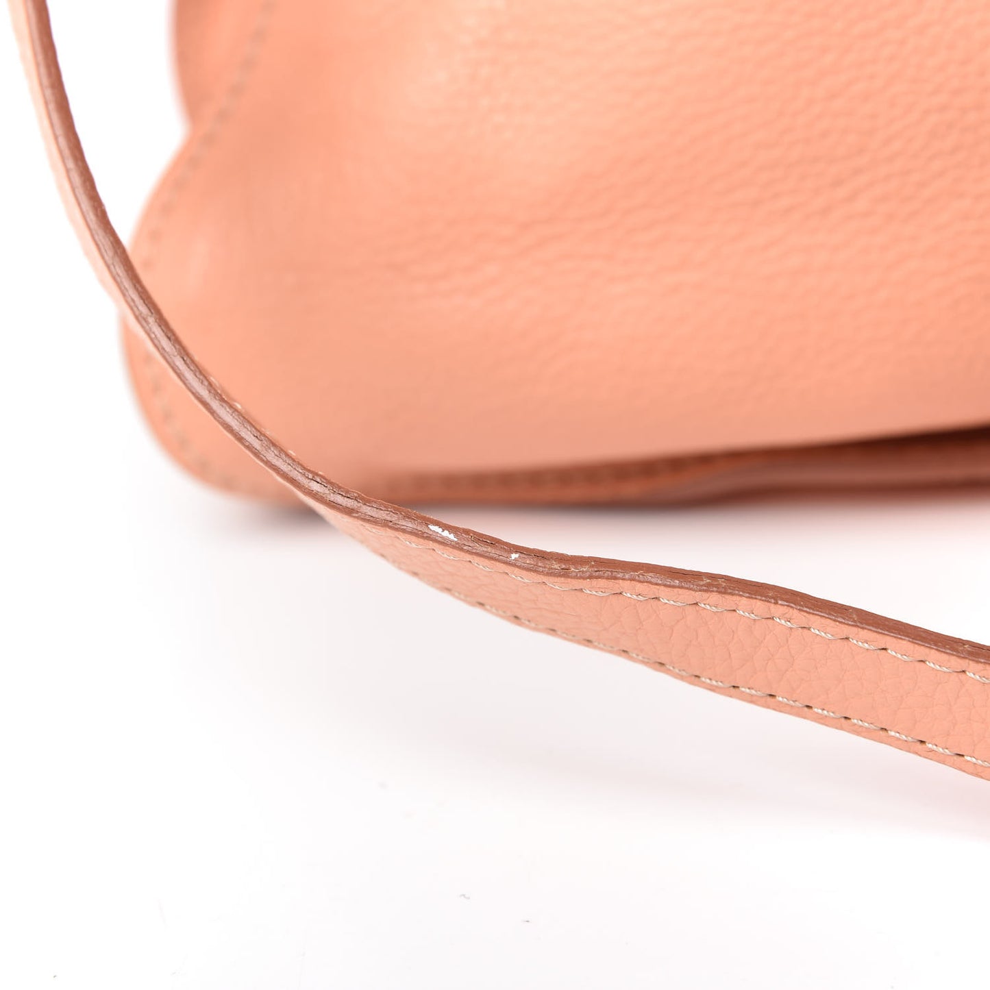 Calfskin Medium Marcie Satchel Coral Sands