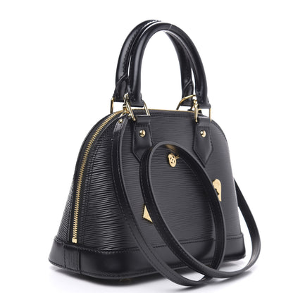 Louis Vuitton Epi Love Lock Alma BB Black 4 of 10