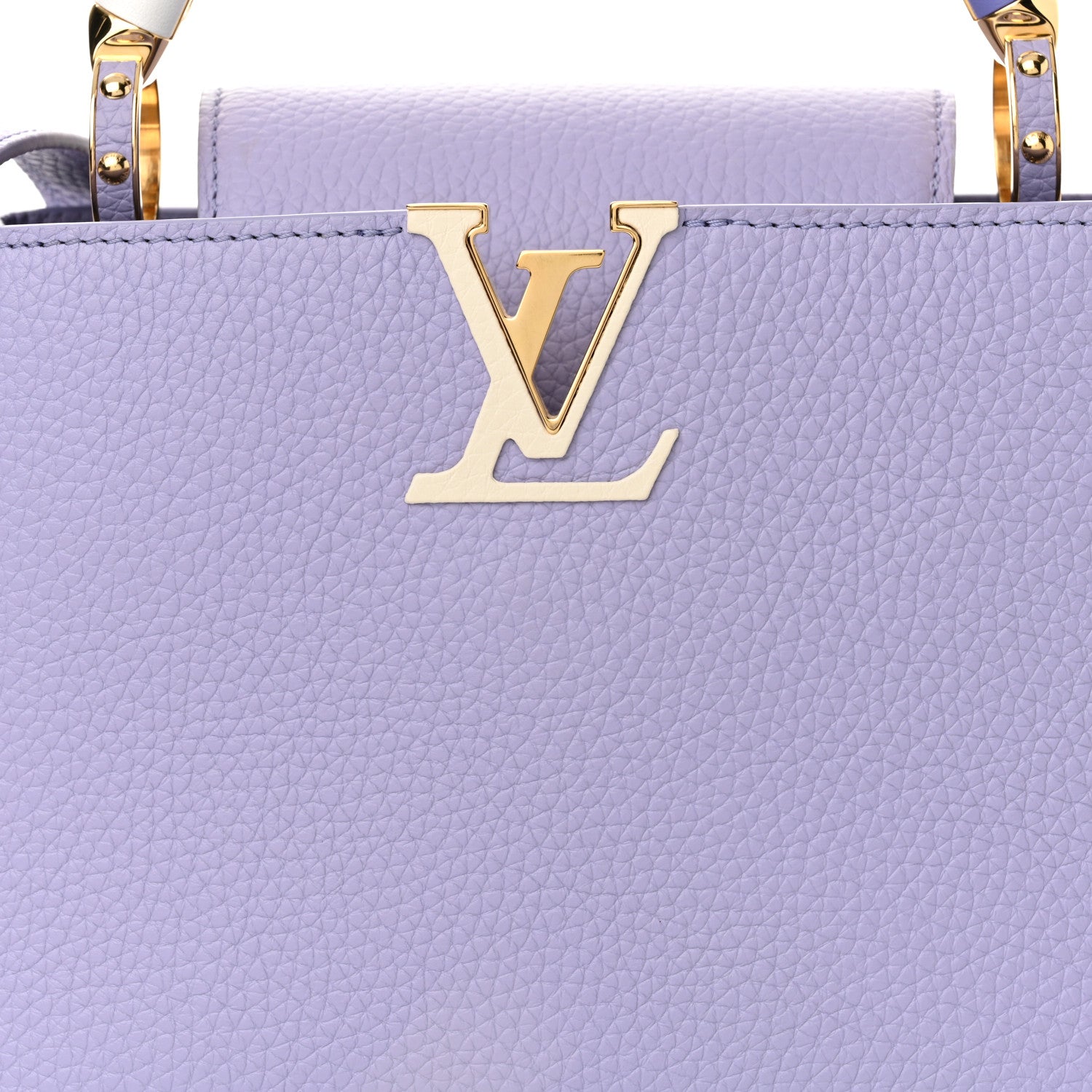 Louis Vuitton Taurillon Kintsugi Capucines BB Iris 7 of 9